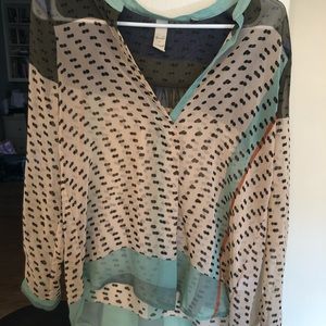 Anthro blouse